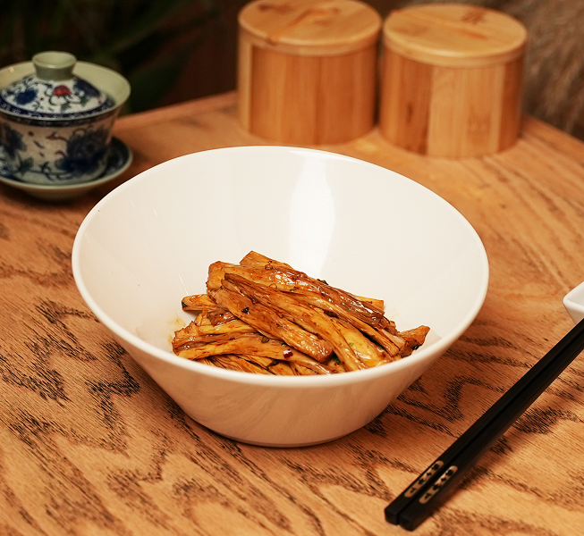 steam nyc spicy tofu skin