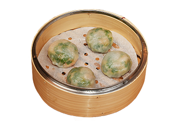 steam nyc leek & shrimp dumplings