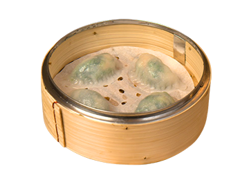 steam nyc watercress & shrimp dumplings