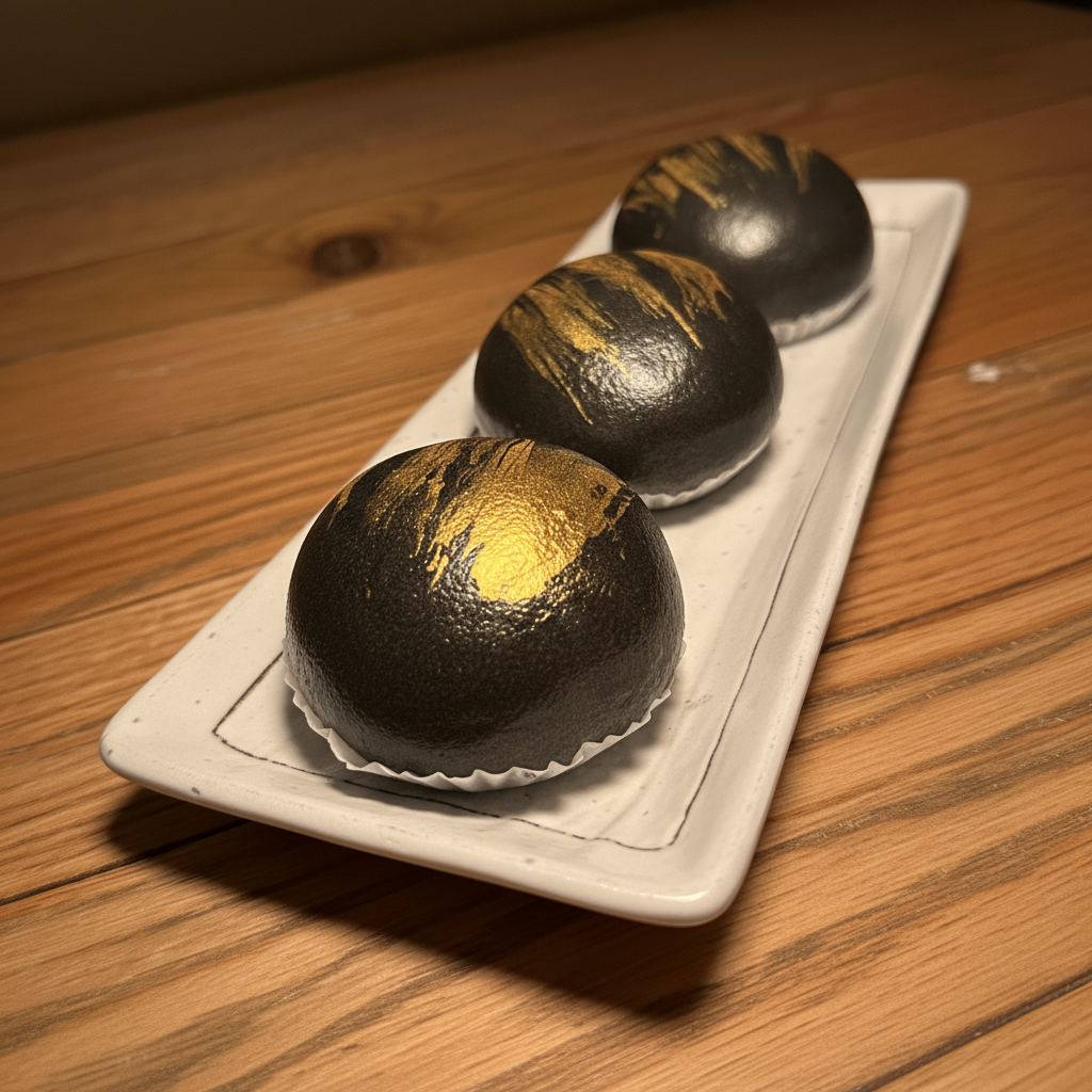 steam nyc black gold lava bun