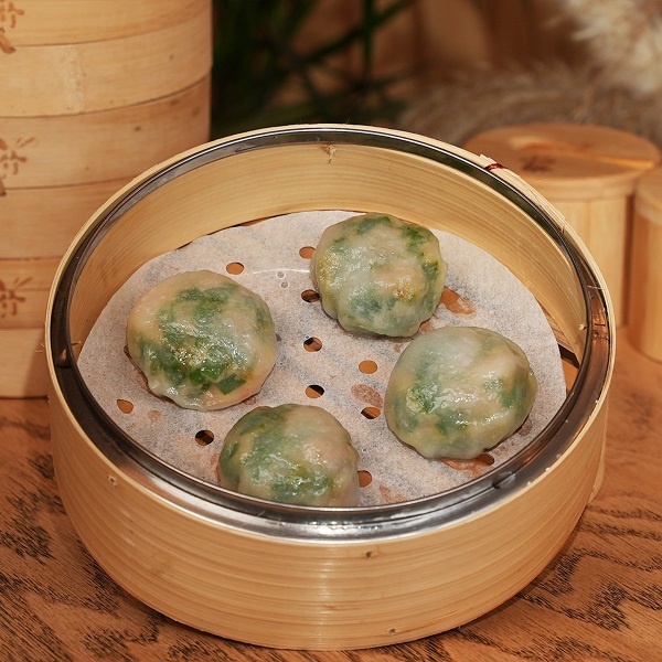 leek & shrimp dumplings