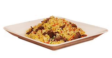 steam nyc beef fried rice
