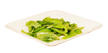 steam nyc sauteed mustard green w. garlic