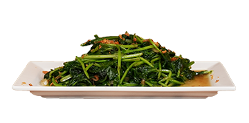 steam nyc sauteed spinach w. dried shallots