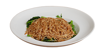 steam nyc watercress sauteed w. enoki mushroom